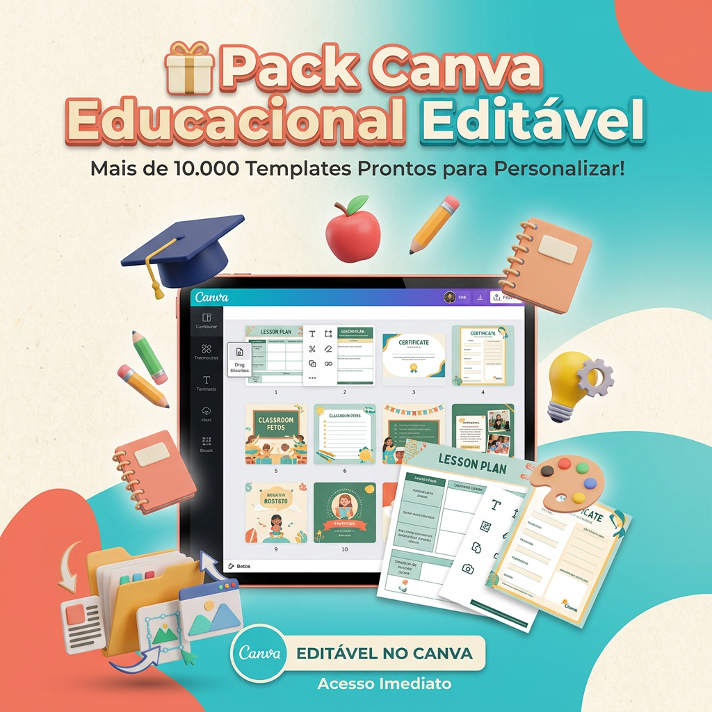 Pack Canva Educacional Editável