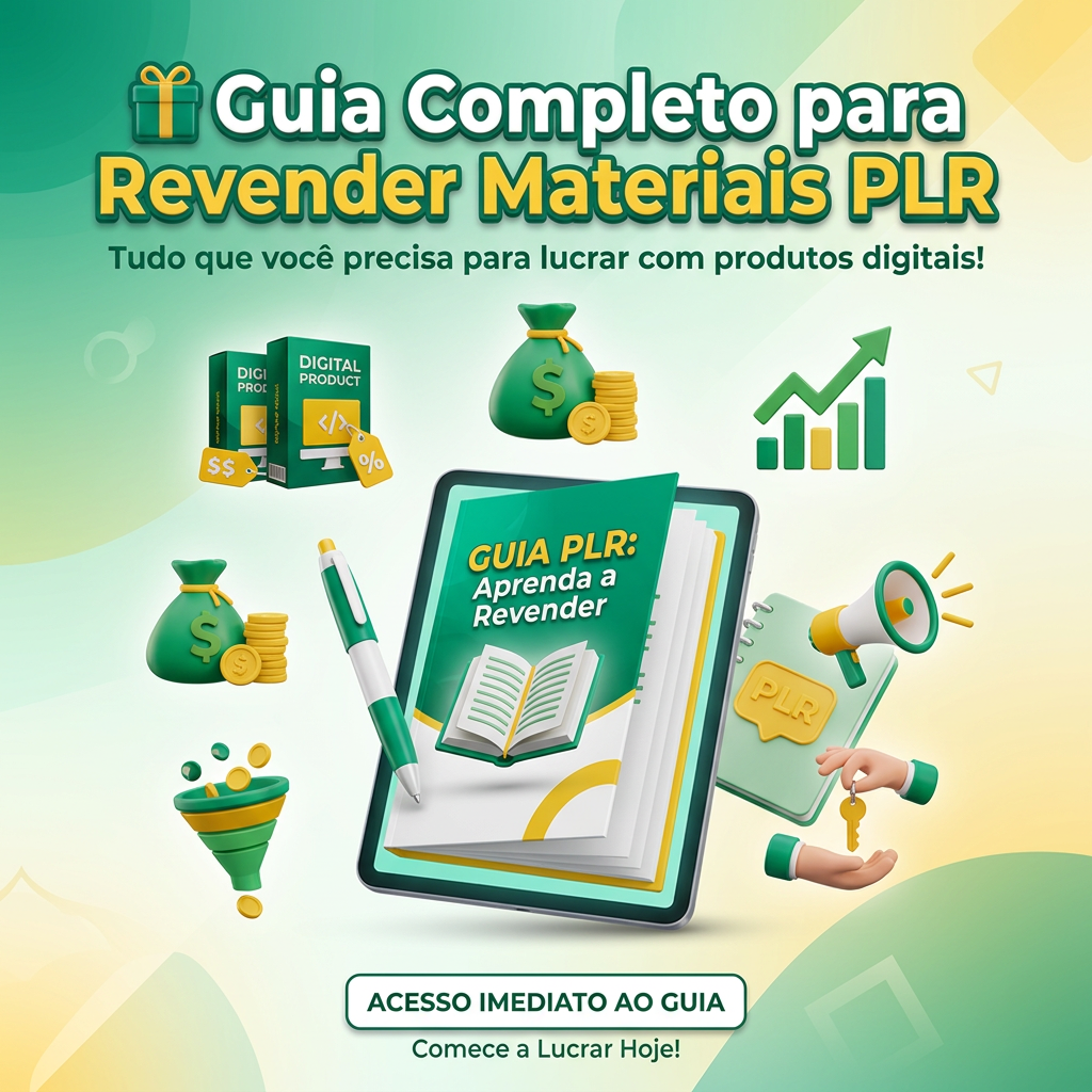 Guia Completo para Revender Materiais PLR